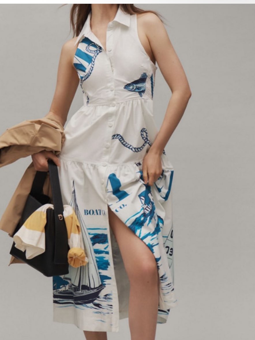 Anthropologie sailboat midi