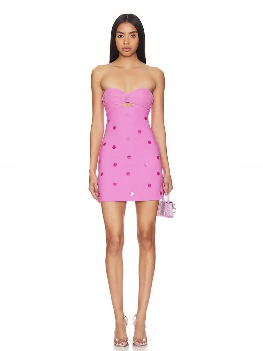 LIKELY Lexi Mini Dress in Pink Sugar size 00/XS