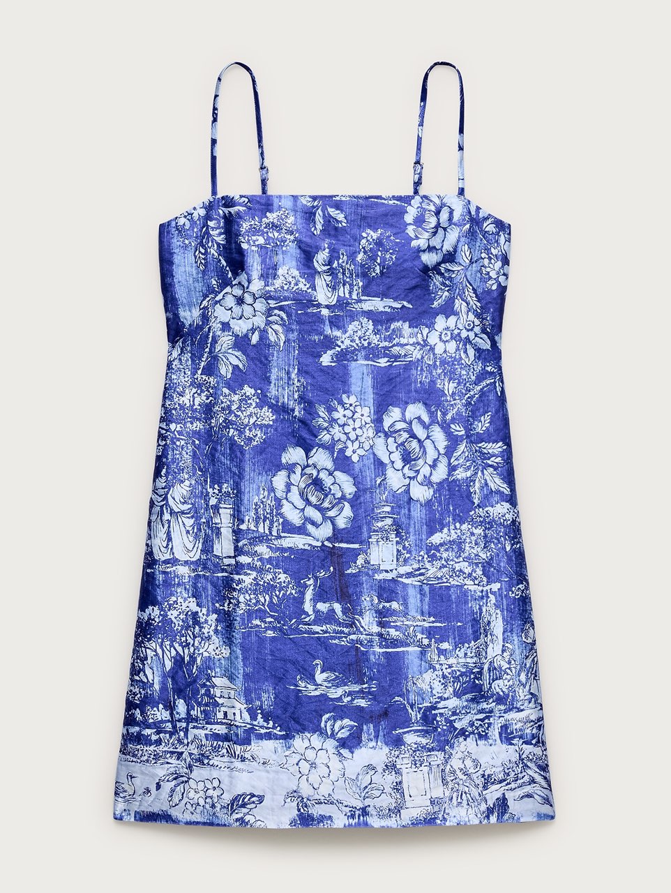 Blue mini dress