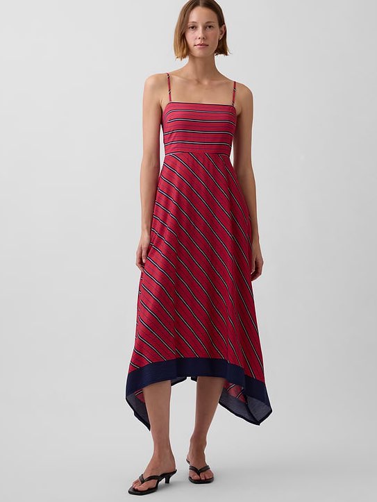 Stripe maxi dress