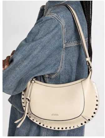 Isabel Marant Studded Leather Shoulder Bag