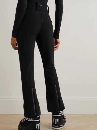 Black Stirrup Ski Pants