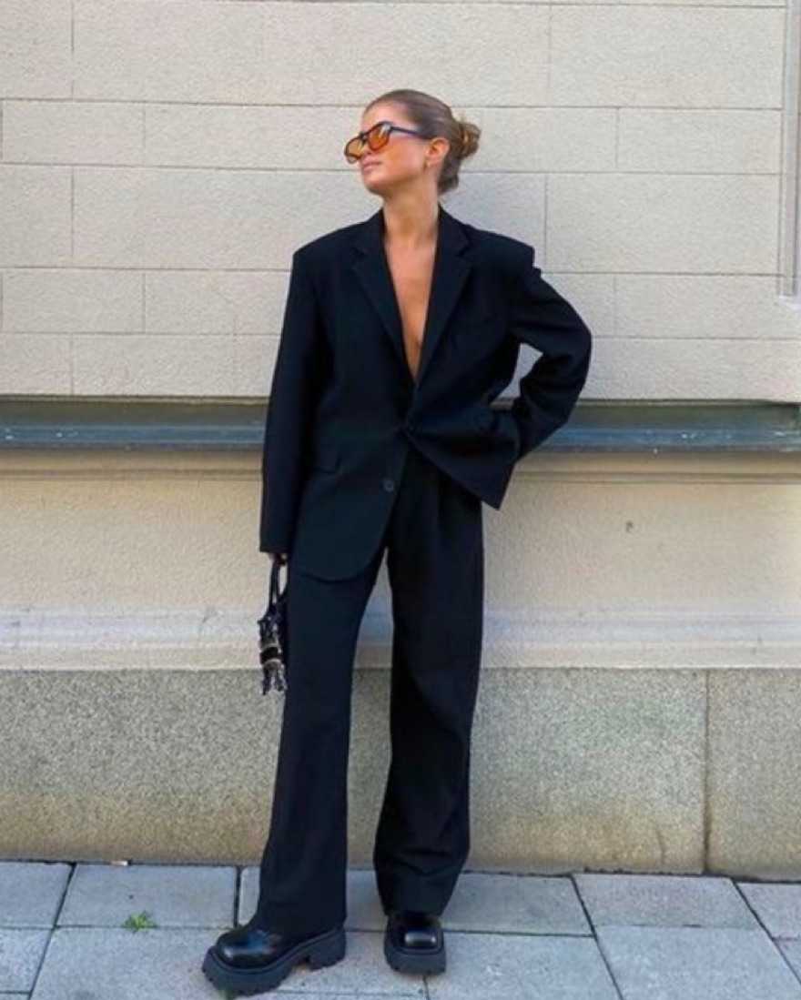 Relaxed Fit Wool Blazer Coat From COS