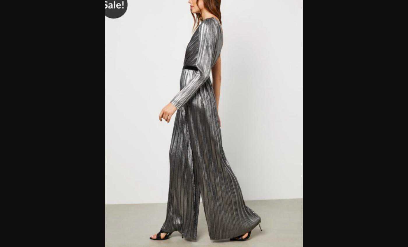 BCBG Metallic Jumpsuit