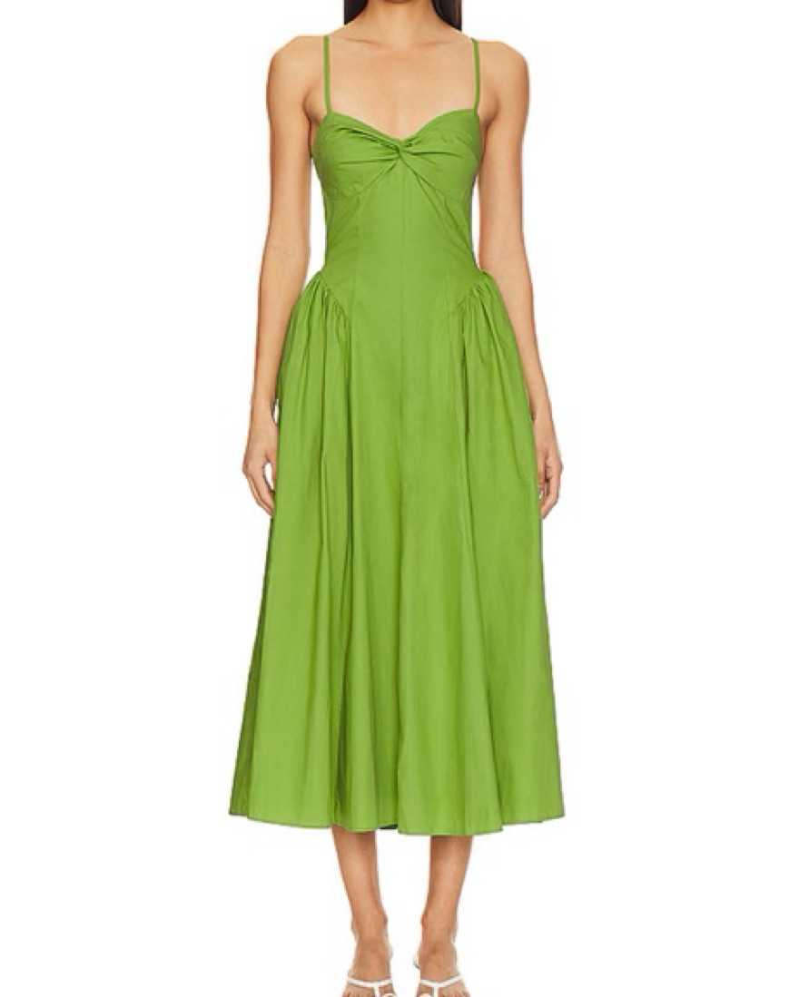 NIA Destene Dress in Pesto