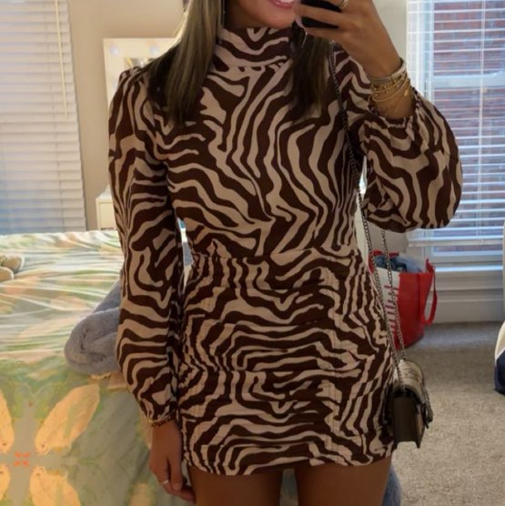 Cocolily’s dress in zebra