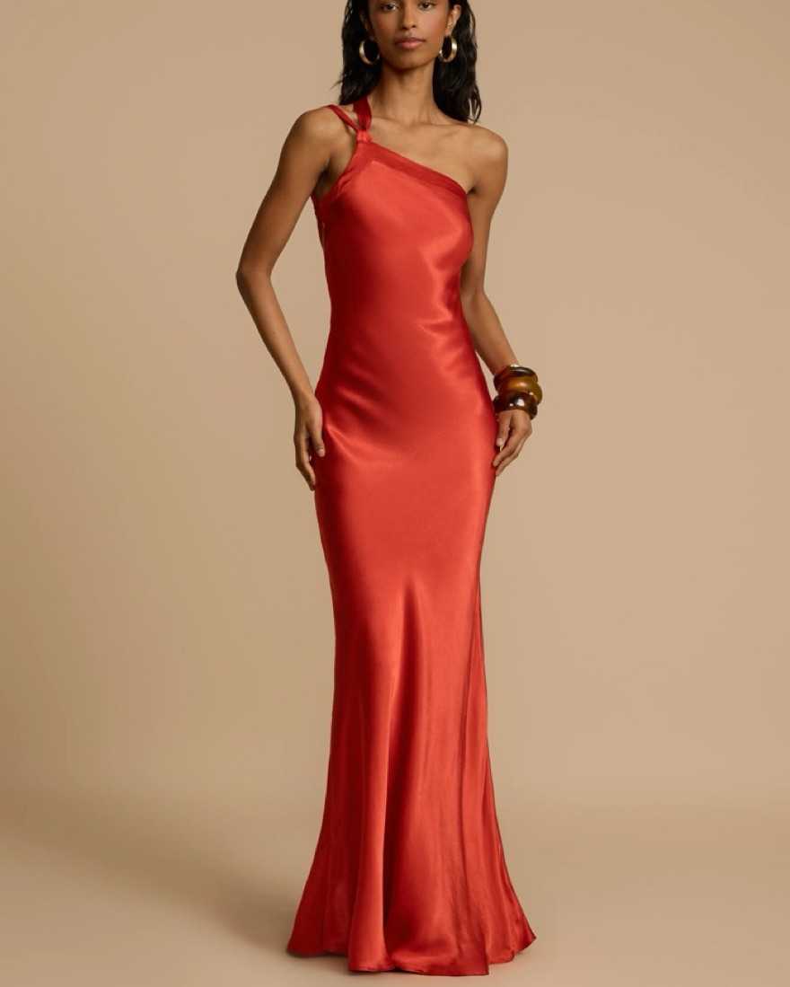 Arcina Ori Monique Dress In Rust