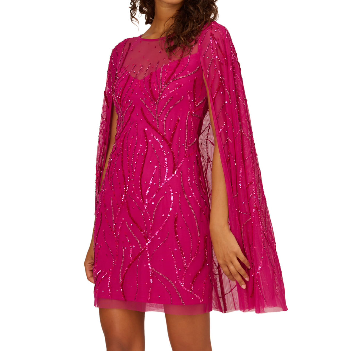 Adrianna Papell Cape Mini