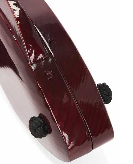 Burgundy Tassel Clutch Bag