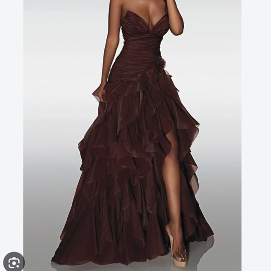 Brown Prom Dress