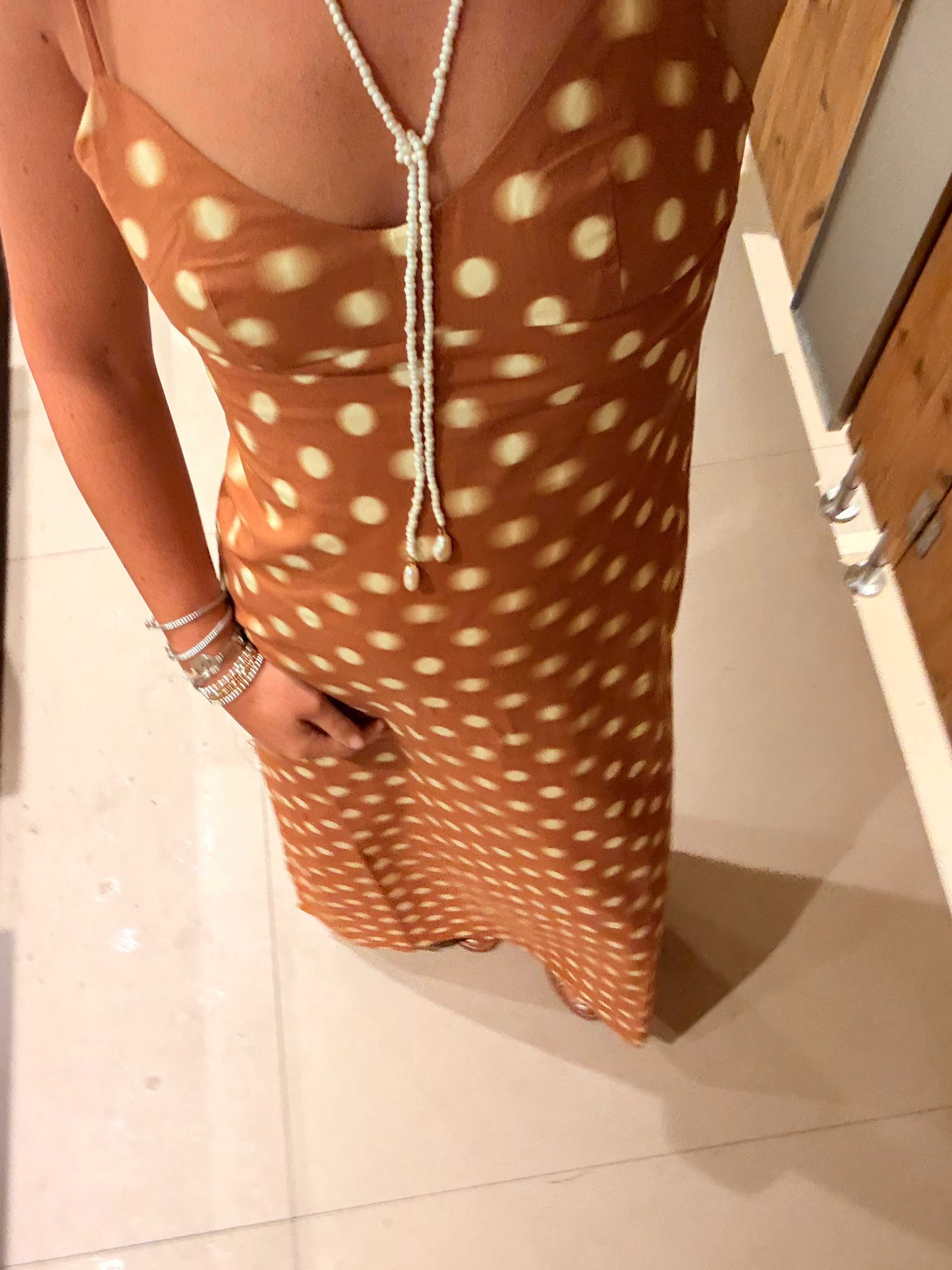 Thinking Mu Shift Polka Dot Maxi