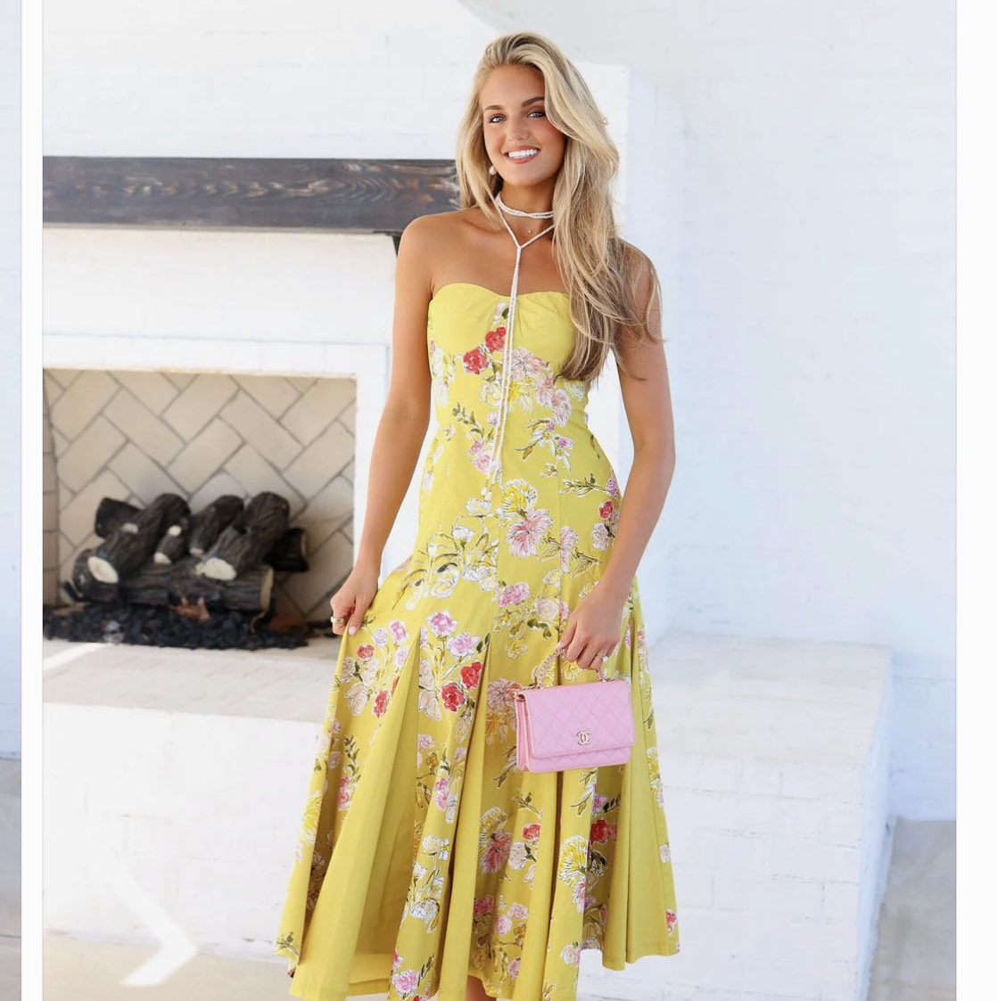 Coco Lilly’s Floral Formal Midi Dress
