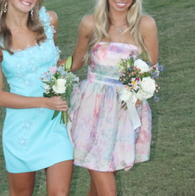 Revolve Strapless multicolor dress