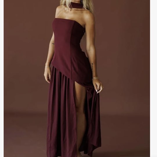 Maroon Formal Dress