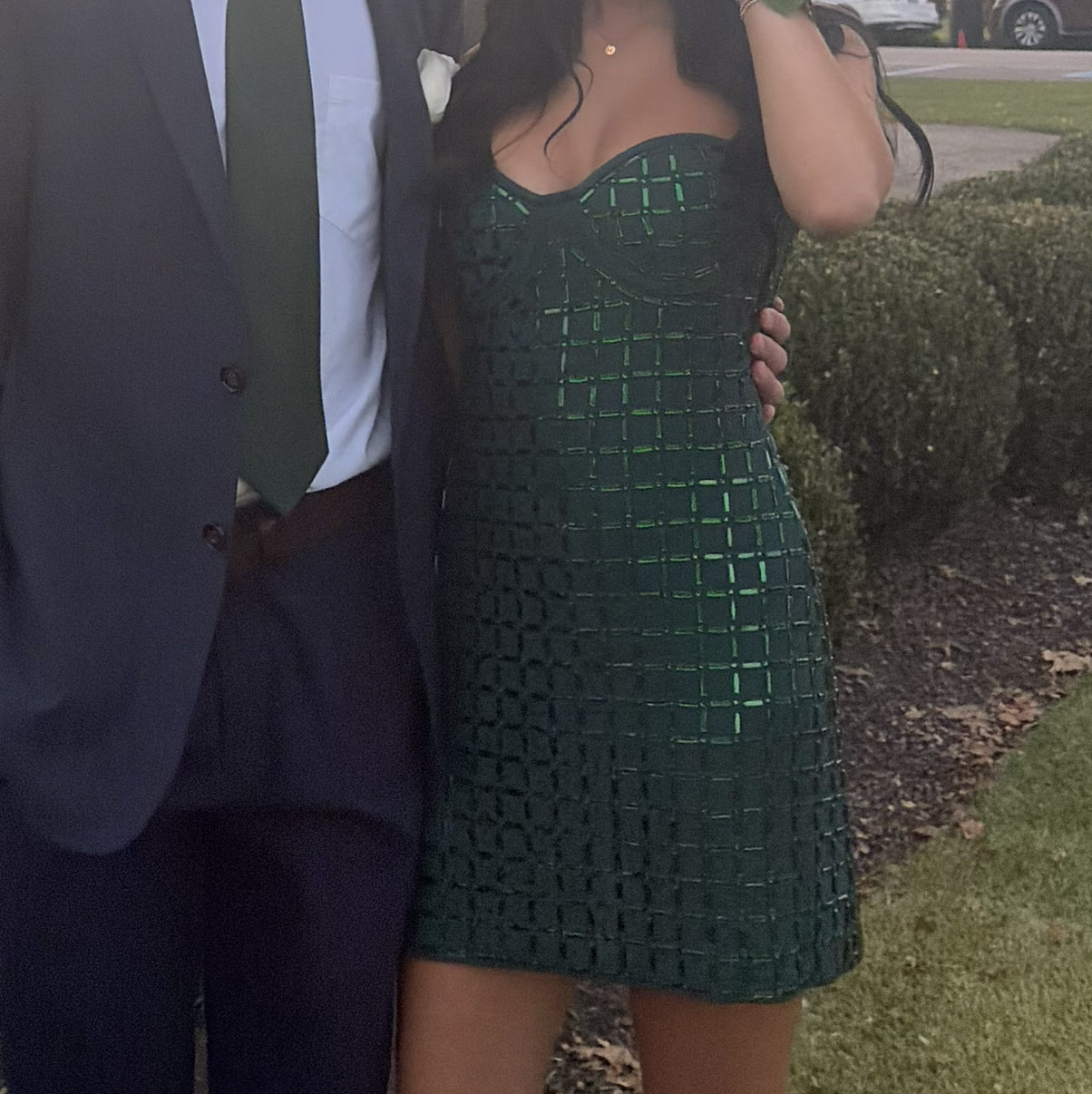 Oh Polly Green oh Polly beaded dress