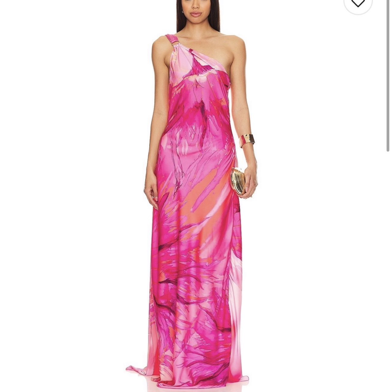 Hemant and Nandita One Shoulder Maxi