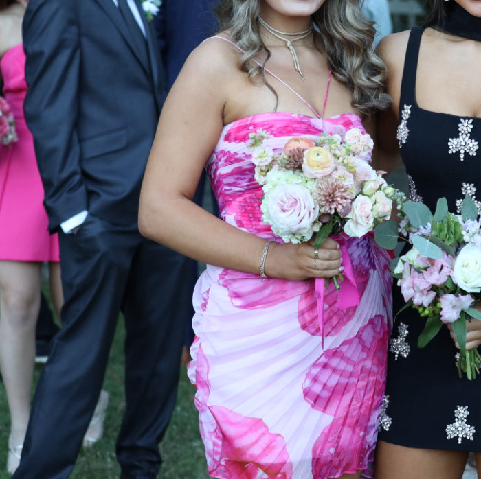 Amur floral hoco dress