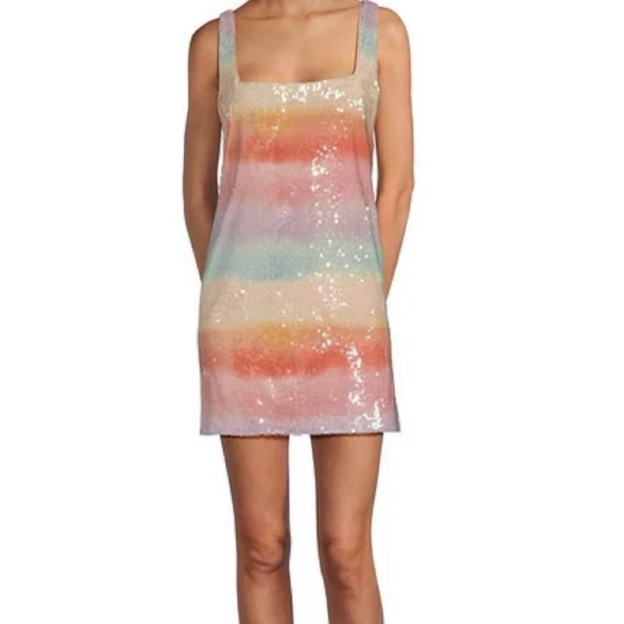 Gianni bini x DANNIJO twiggy ombré dress