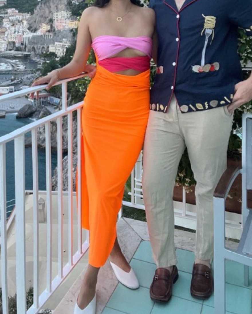 Orange/Pink Dress Baobab Dupe