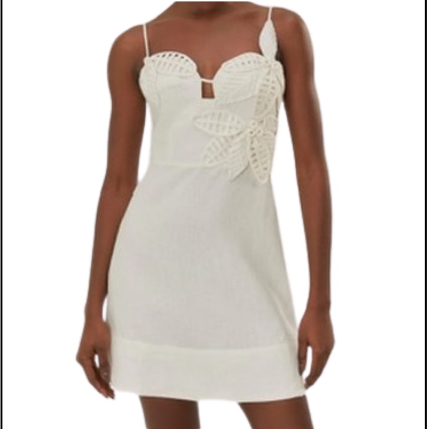 Farm Rio 3D Flower Bodice Mini