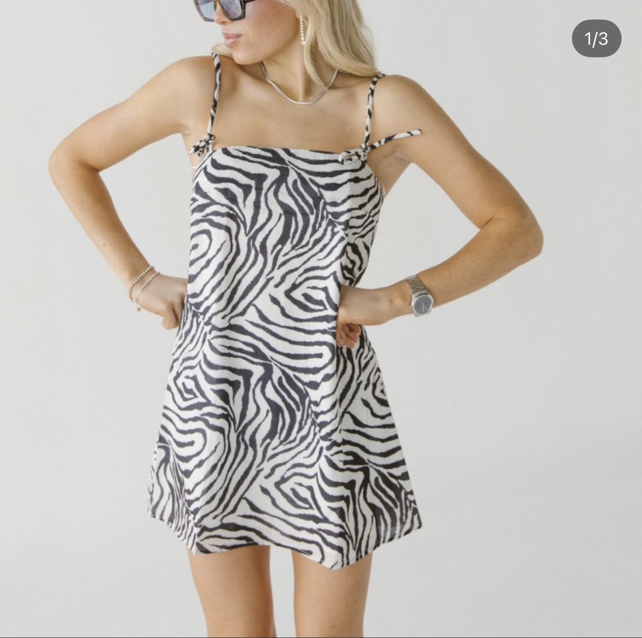 Triple Threads Zebra Dress!