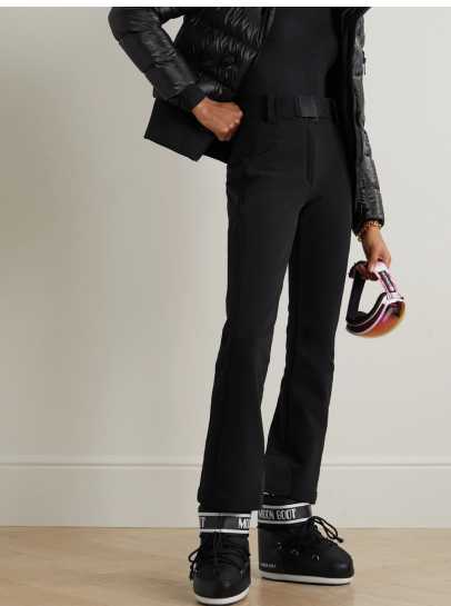 Black Stirrup Ski Pants