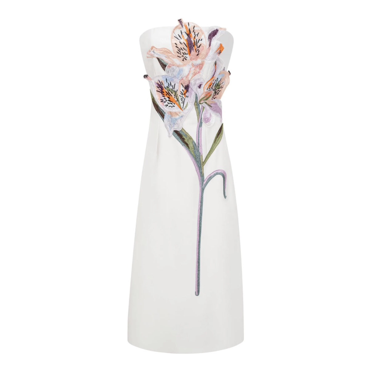 Miss rosier Strapless Maxi Dress