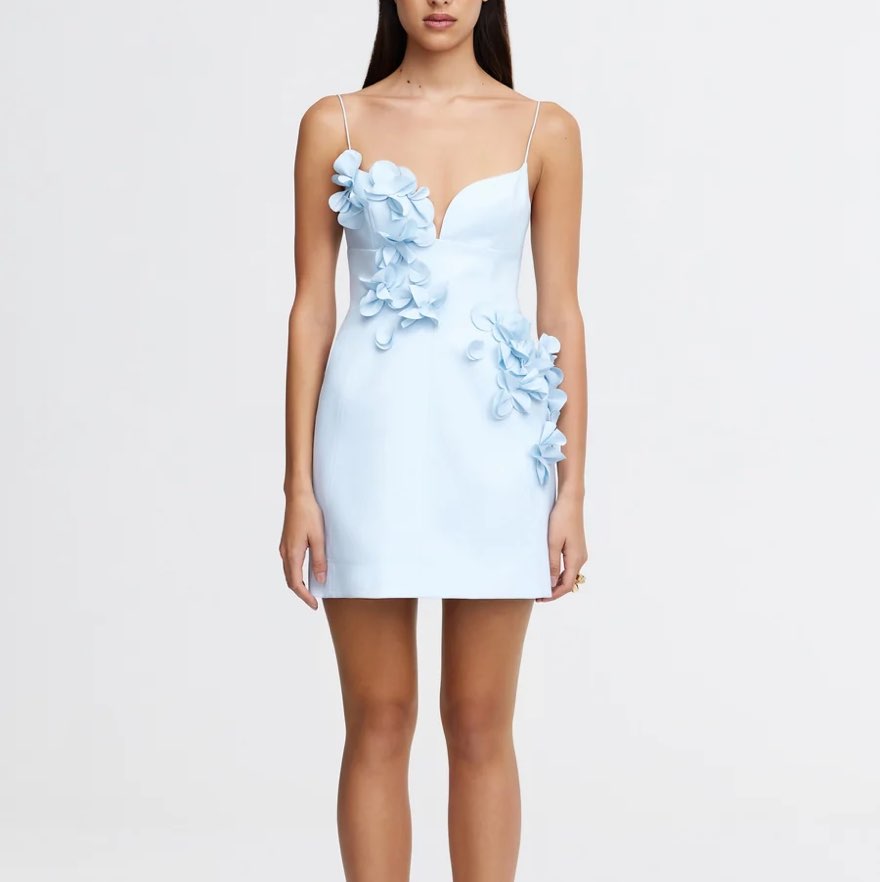 Acler Blue Acler Mini Dress