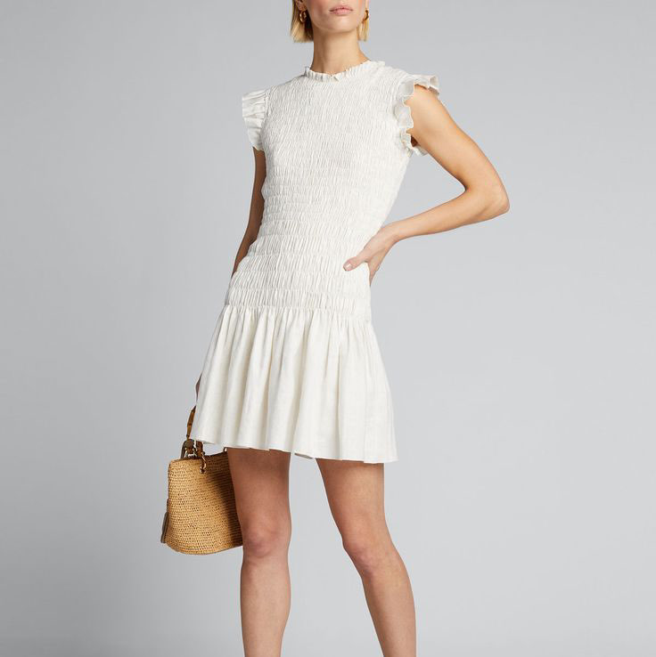Sir The Label white mini dress