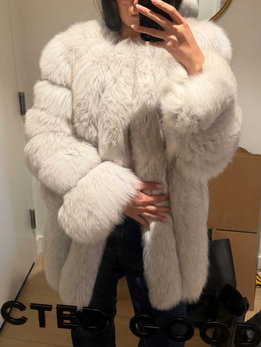 Charlotte Simone Vintage Mink Fur Winter Coat