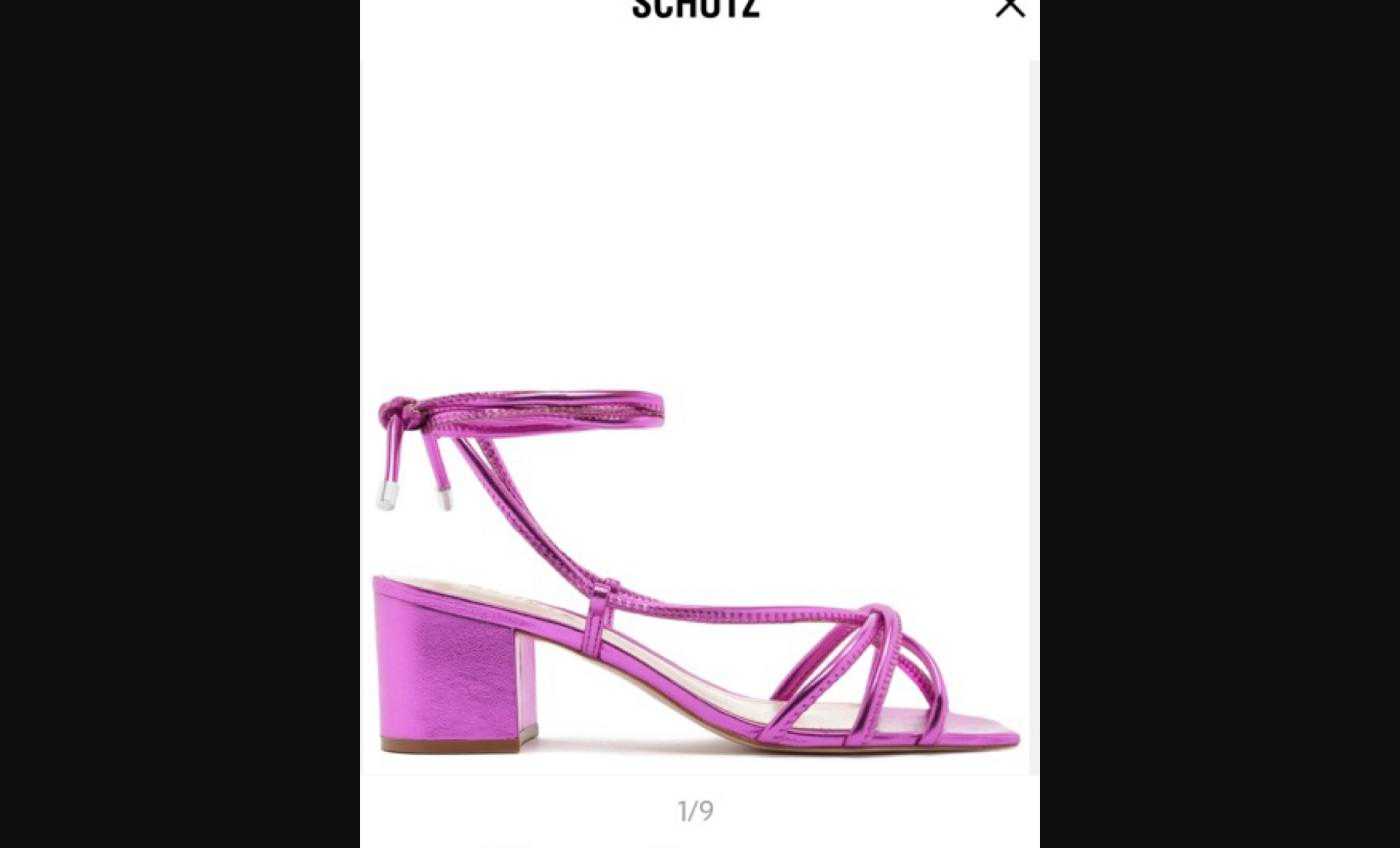 Schutz Purple Sandals