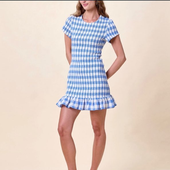 Cleobella Gingham smocked dress