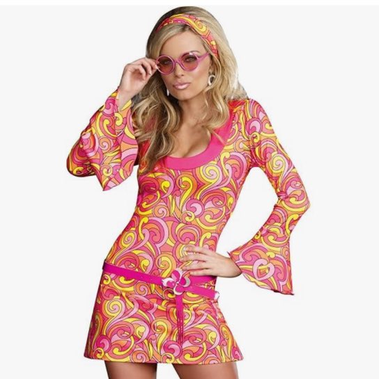 Amazon Disco/Hippie girl Costume
