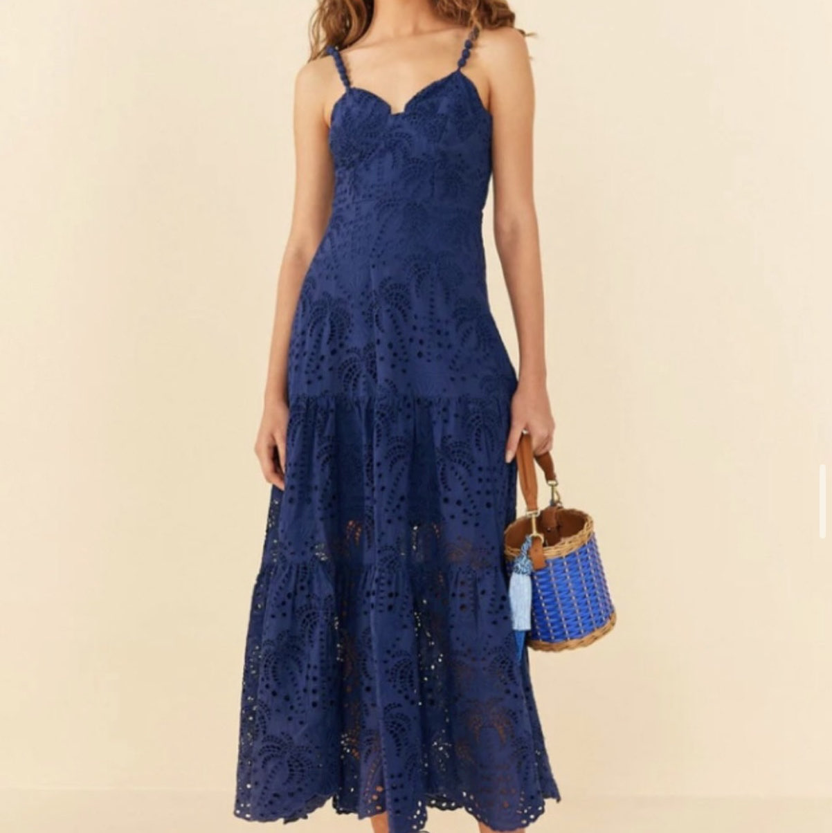 Farm Rio Blue maxi dress