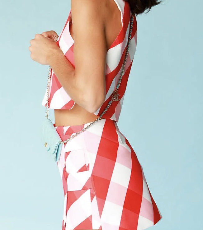 Coco lilys Super cute red checkered Gameday set!