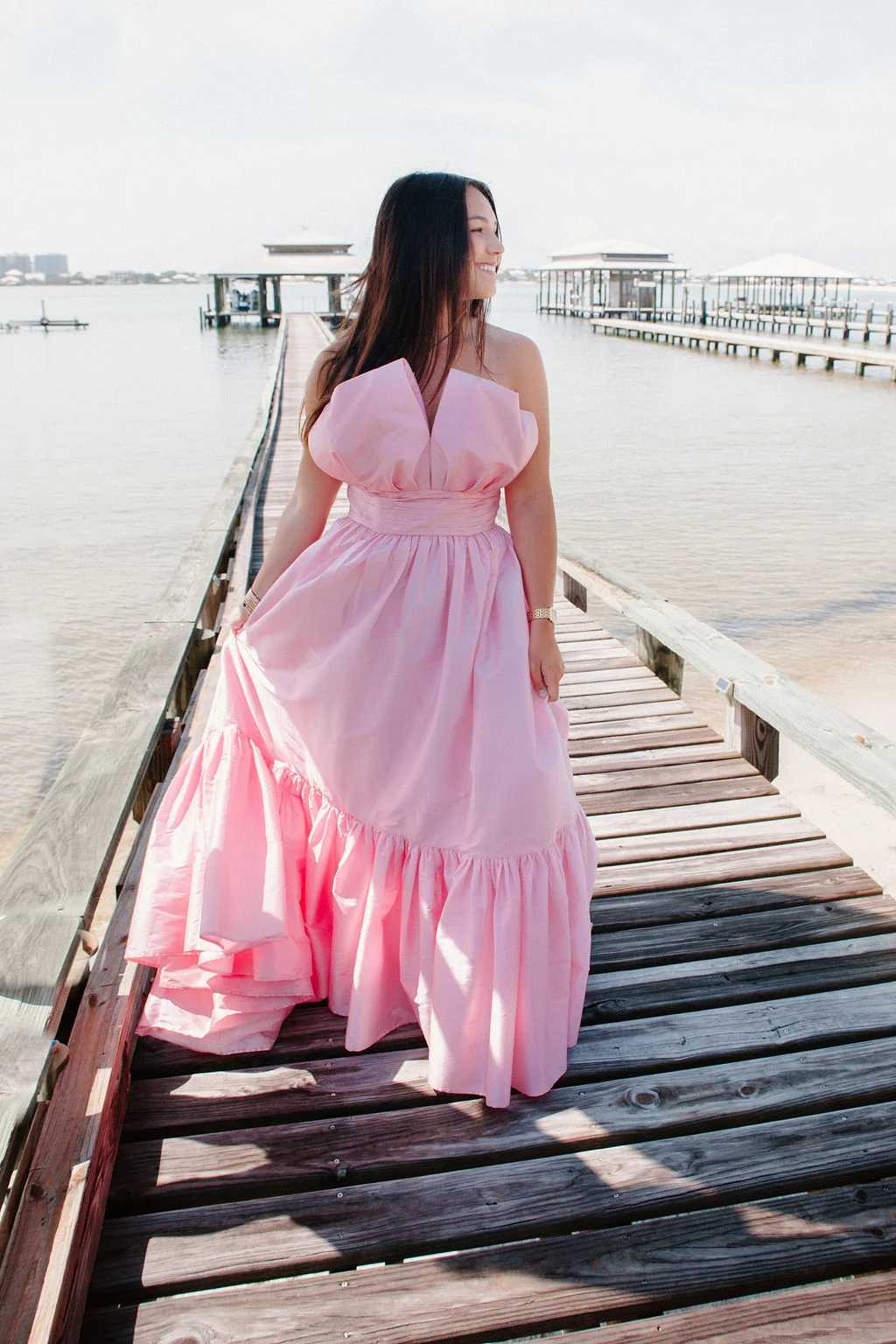 Triple Threads The Betsy Maxi Dress - Bubblegum