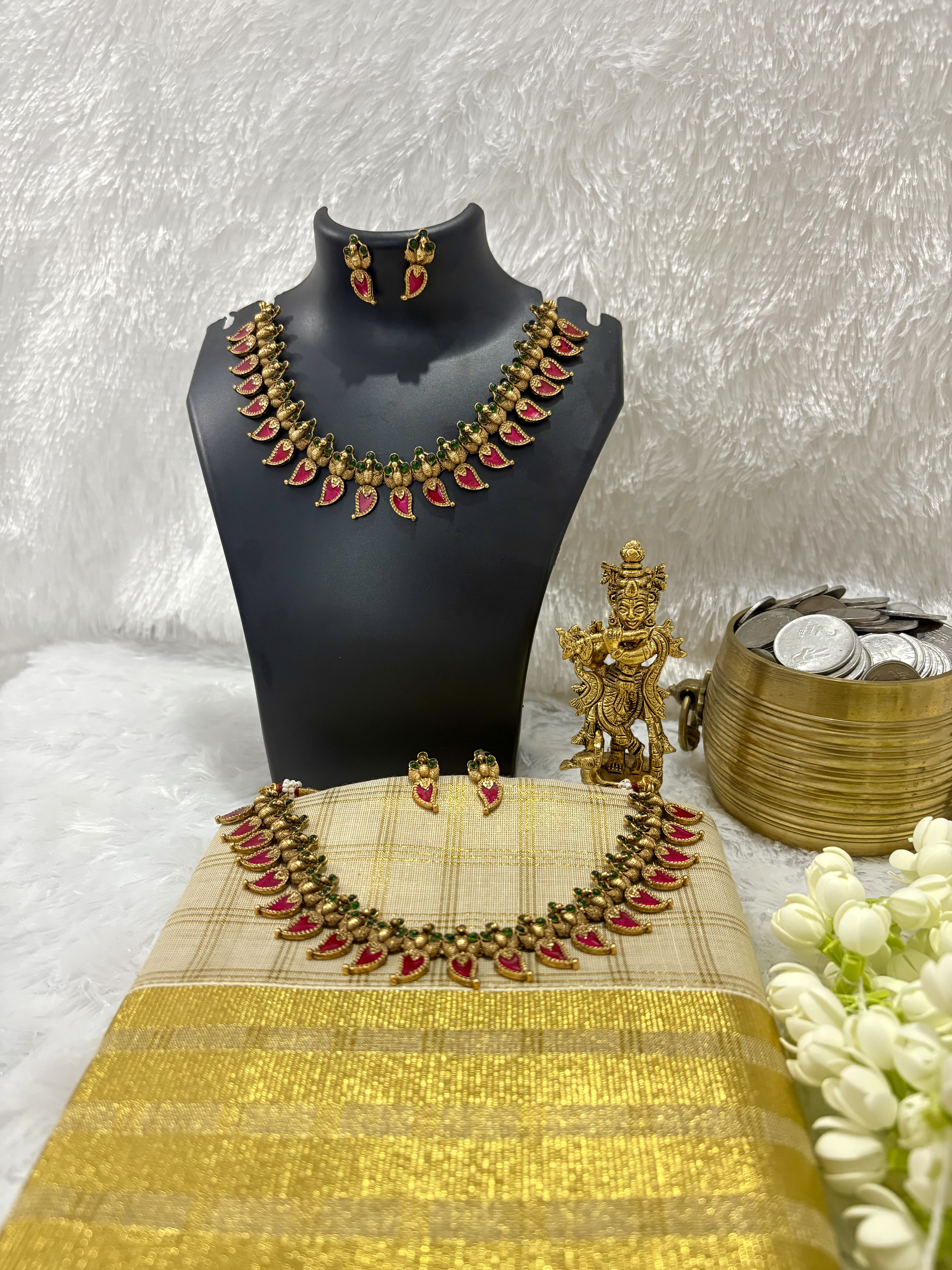 RJ119 Madhavi Palakka Set