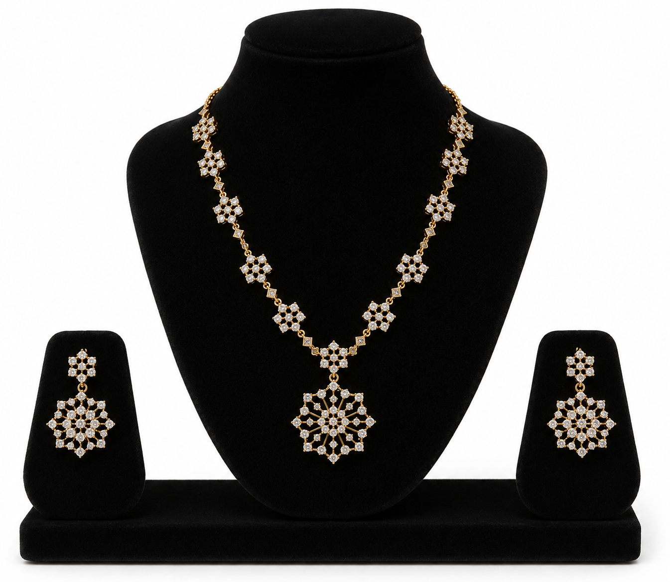 RJ105 Snow Blossom Pendant Chain