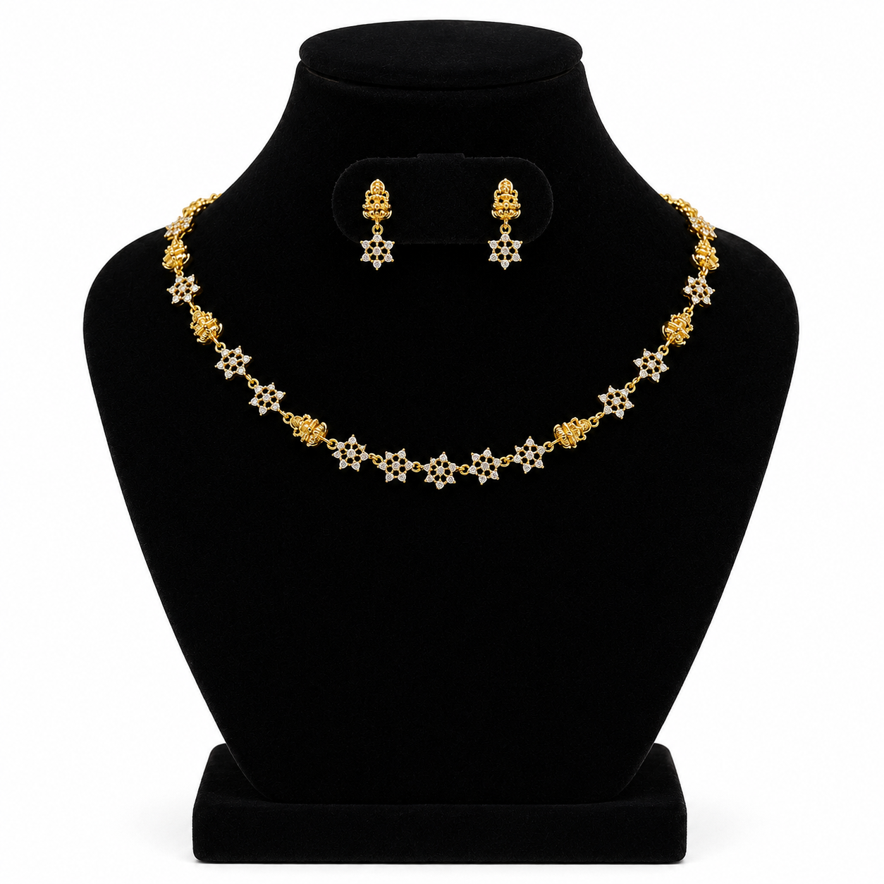 RJ107 Tara Pushpam Necklace Set