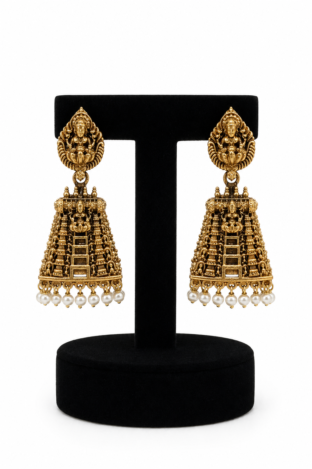 RJ108 Sri Lakshmi Temple Jhumkas
