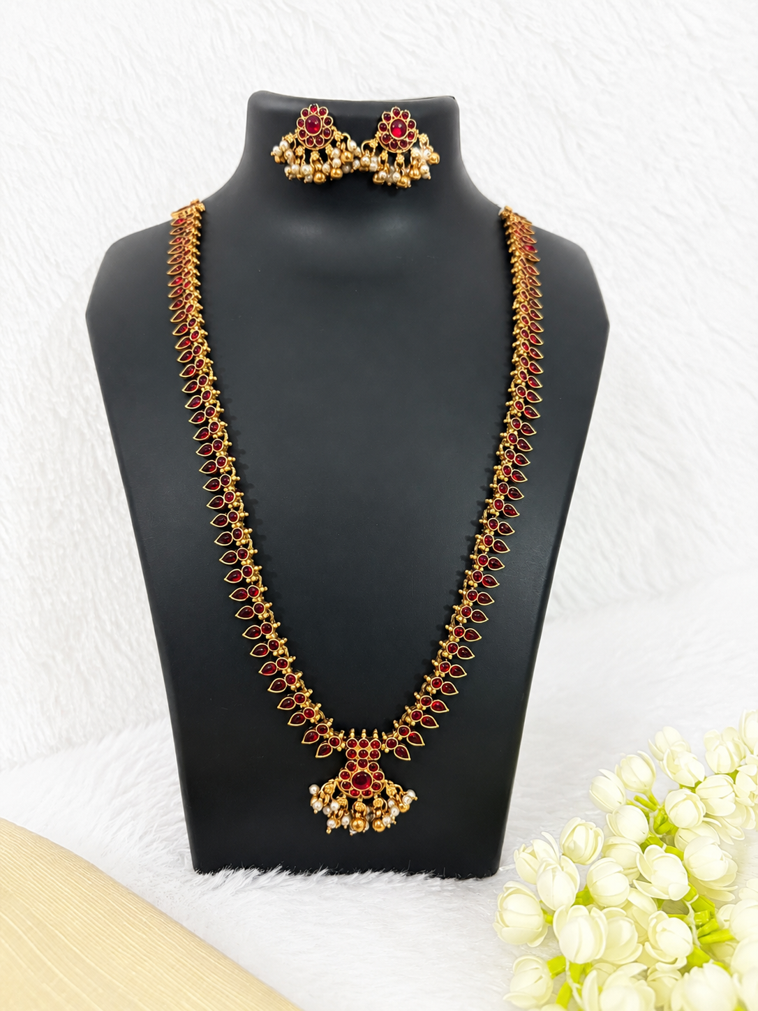 RJ122 Long Traditional Paalakka Haaram Set