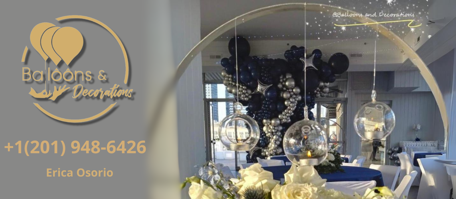 logo Balloons and decorations