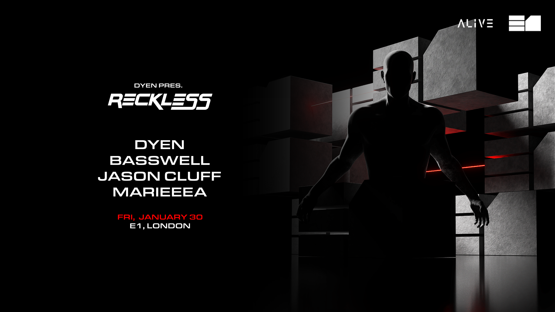 ALIVE invites RECKLESS: DYEN & BASSWELL