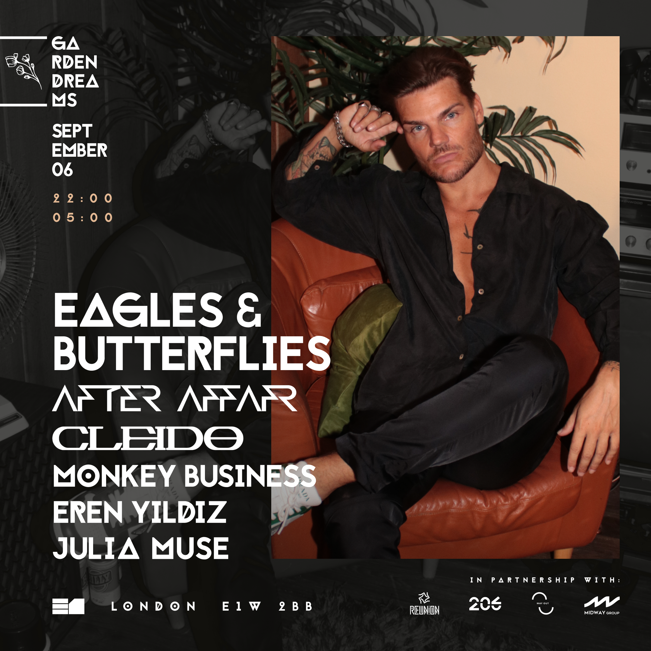 Eagles & Butterflies, After Affair, CLEIDO, Eren Yildiz E1