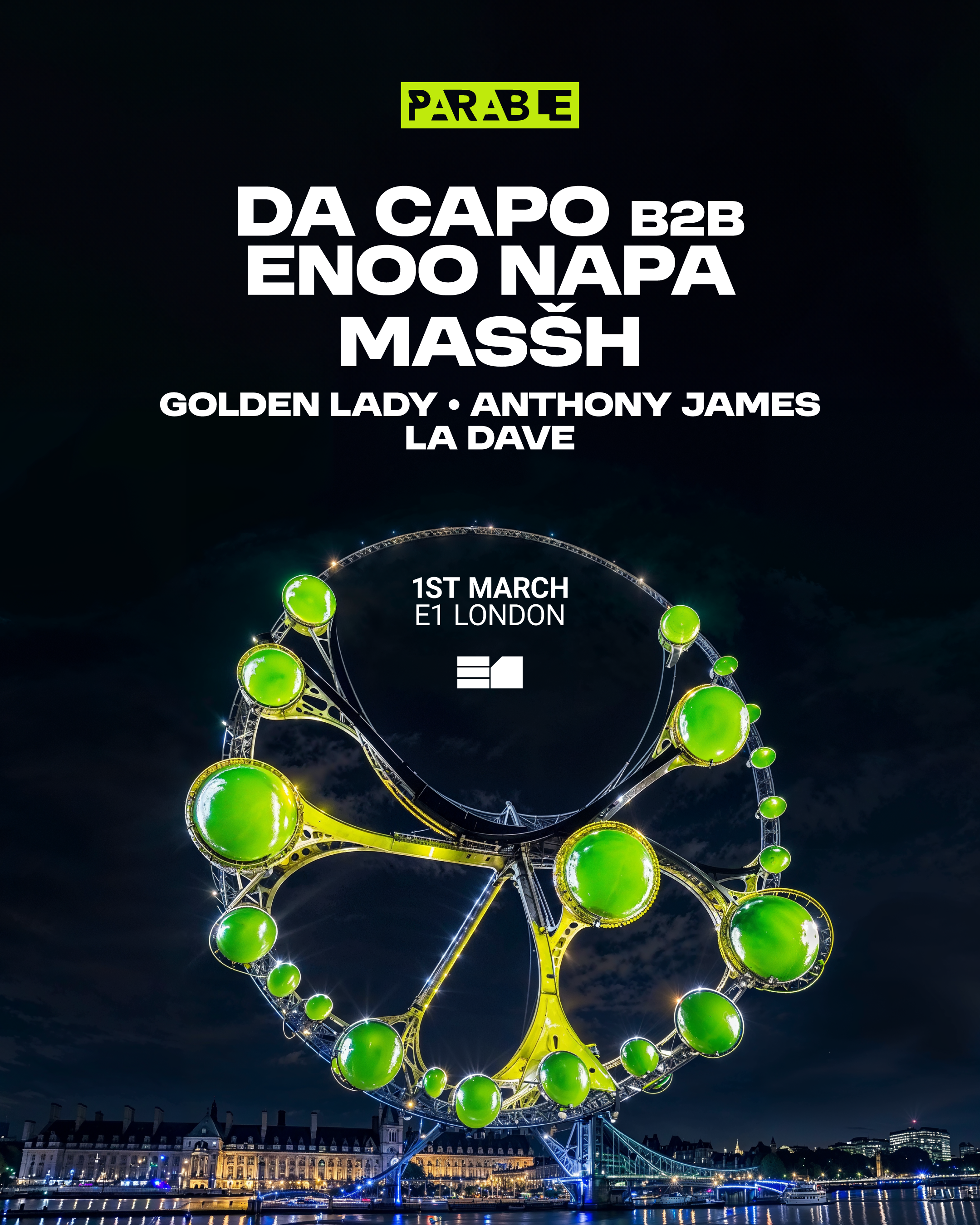 Da Capo B2B Enoo Napa, Masšh E1