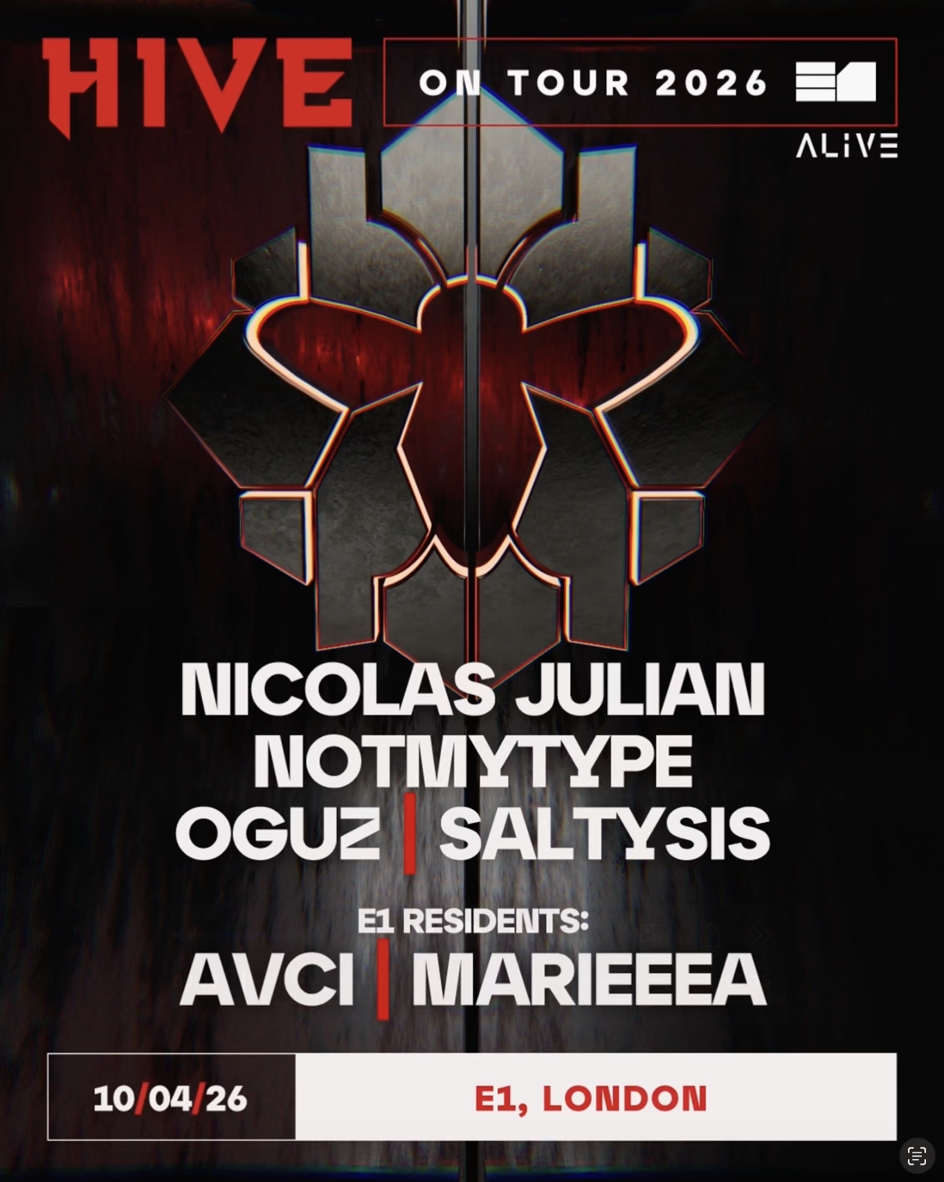 HIVE ON TOUR 2026 E1