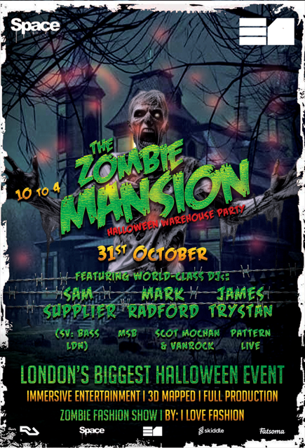 Zombie Mansion - The Ultimate Halloween party on the night itself E1