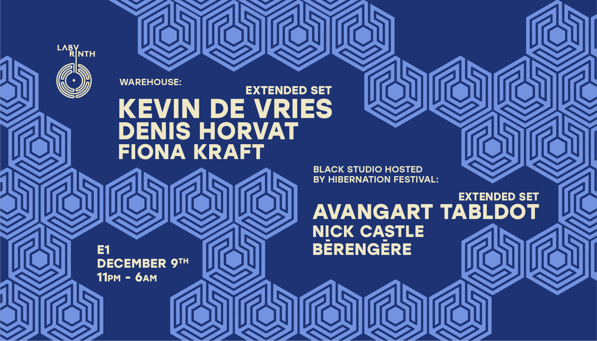 Labyrinth: Kevin De Vries, Avangart Tabldot E1