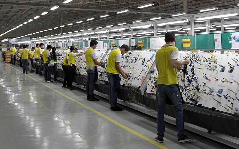 Estrutura industrial para ilustrar uma possível operação produtiva