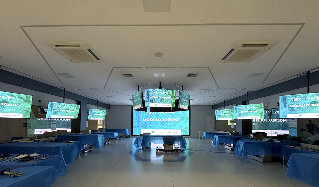 Laboratório de treinamento, primeira vista